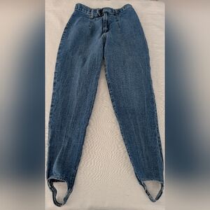 Vintage Cap Ferrat High Waist Jeans with Stirrups Size 9/10